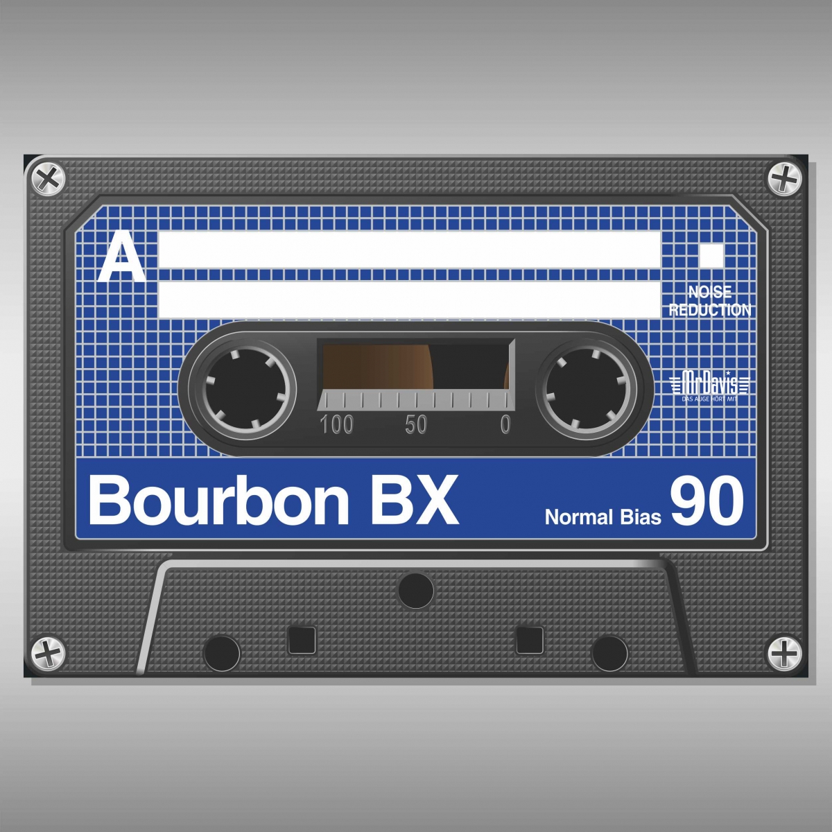 MAG-BOARD Bourbon blau-weiß